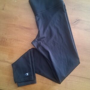 Champion Black Women's Performance Leggings with Logo